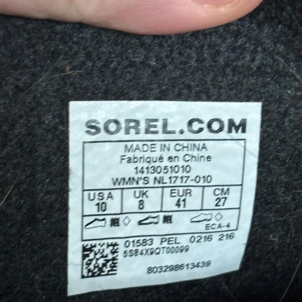 Sorel‎ Boots Womens 10 1964 CVS  Premium Waterproof lined leather black
